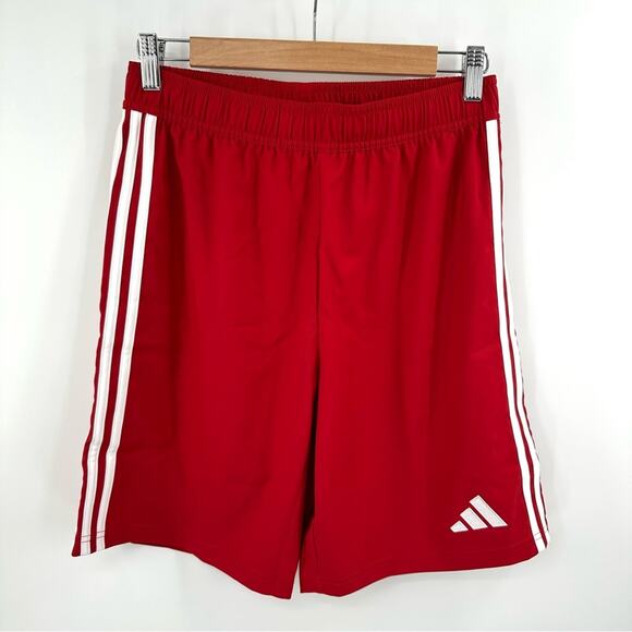 Adidas Boys Tastigo 25 Athletic Shorts in red Size XL - Picture 2 of 7